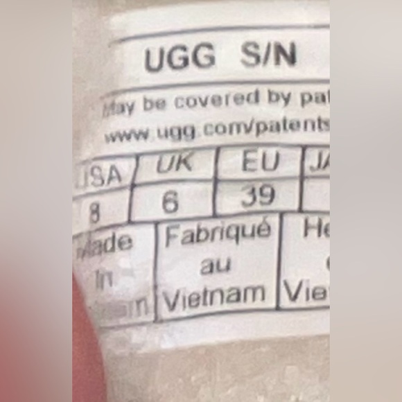 UGG Women’s Tasman Slipper With A Chestnut Suede Upper & UGG Braid Collar Detail - Picture 10 of 15